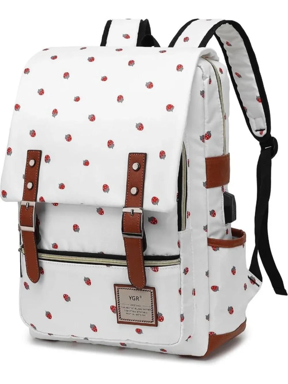 Stylish Floral Laptop Backpack for Women - School, Travel, Work & Outdoor Use
